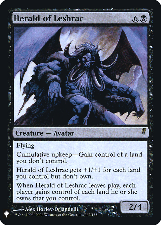 Herald of Leshrac (LIST-CSP-62) (Foil)