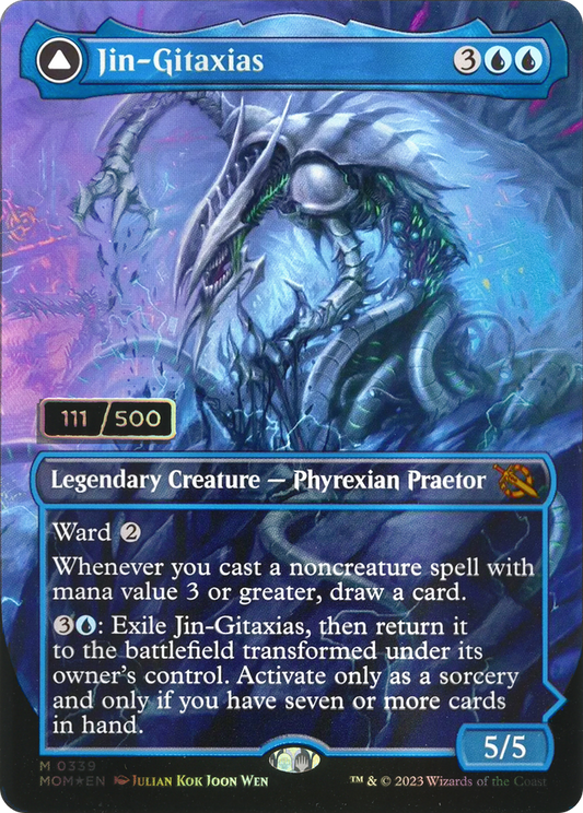 Jin-Gitaxias // The Great Synthesis (MOM-339) (Borderless) (Foil) (Serialized)