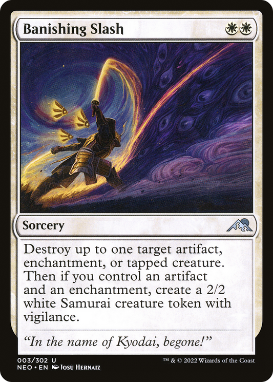 Banishing Slash (NEO-003) (Foil)