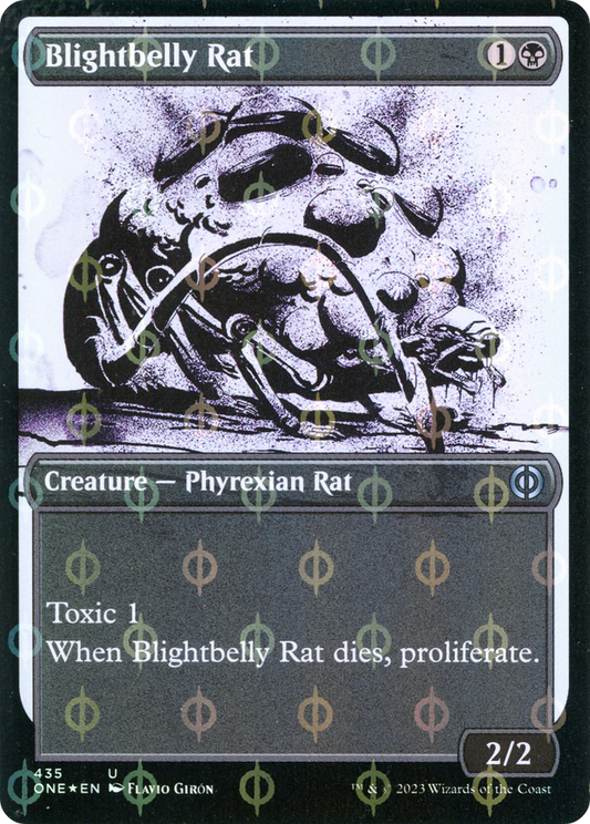 Blightbelly Rat (ONE-435) (Showcase) (Compleat Foil)