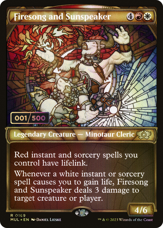 Firesong and Sunspeaker (MUL-169Z) (Showcase) (Foil) (Serialized)