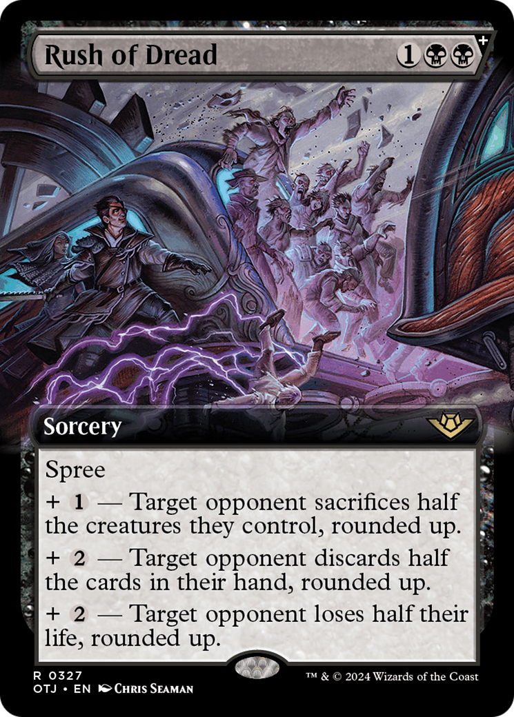 Rush of Dread (OTJ-327) (Extended Art)