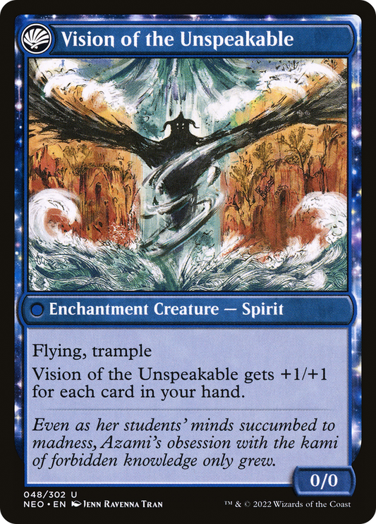 Behold the Unspeakable // Vision of the Unspeakable (NEO-048) (Foil)