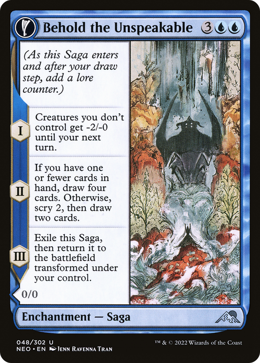 Behold the Unspeakable // Vision of the Unspeakable (NEO-048) (Foil)