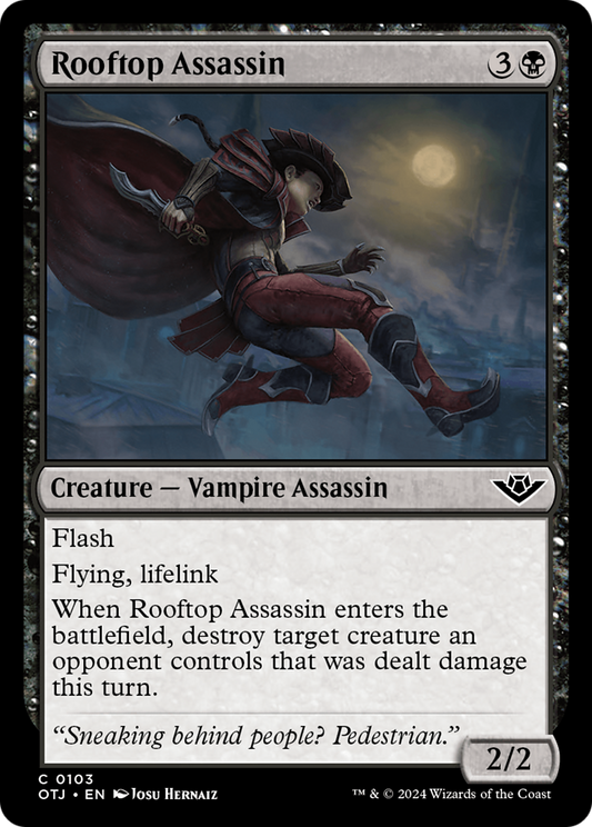Rooftop Assassin (OTJ-103) (Foil)