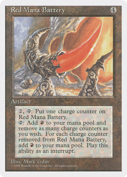 Red Mana Battery (4ED-343)