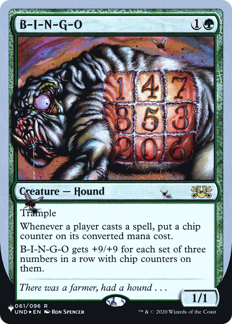 B-I-N-G-O (LIST-034) (Foil)
