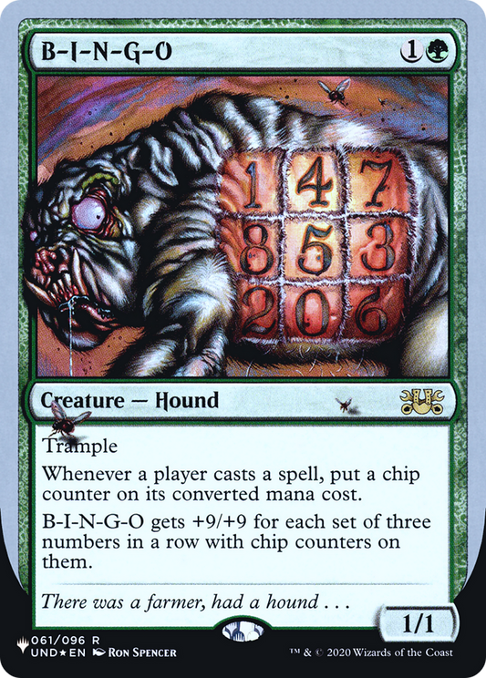 B-I-N-G-O (LIST-034) (Foil)