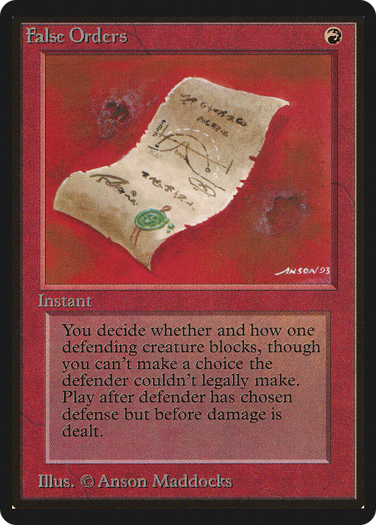 False Orders (LEB-148)