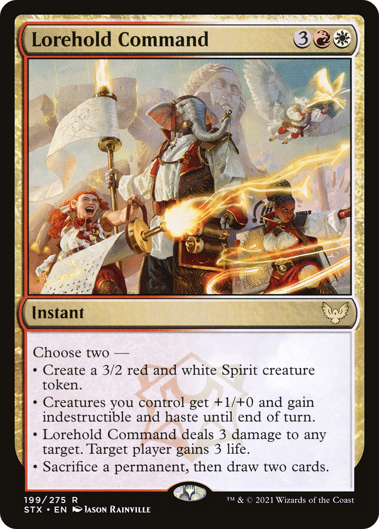 Lorehold Command (STX-199) (Foil)