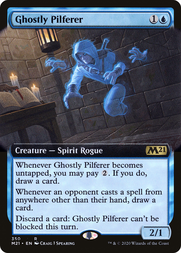 Ghostly Pilferer (M21-350) (Extended Art) (Foil)