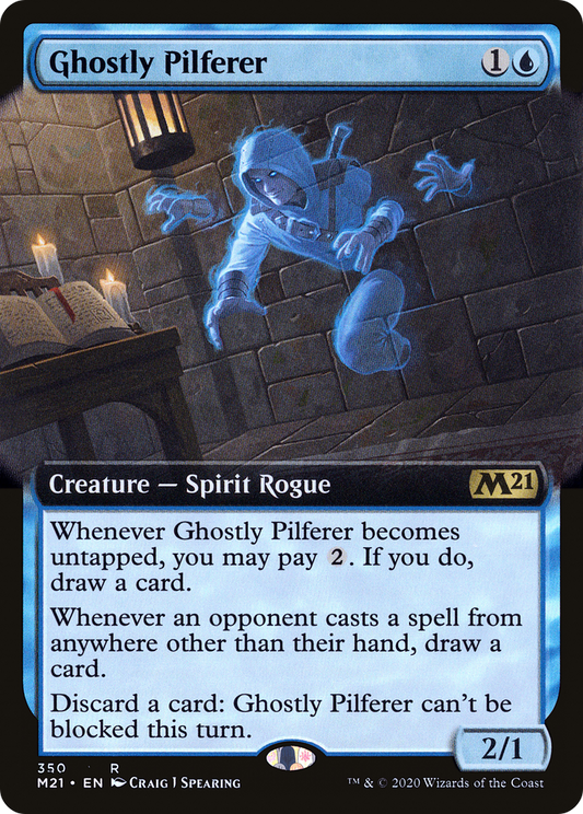 Ghostly Pilferer (M21-350) (Extended Art) (Foil)