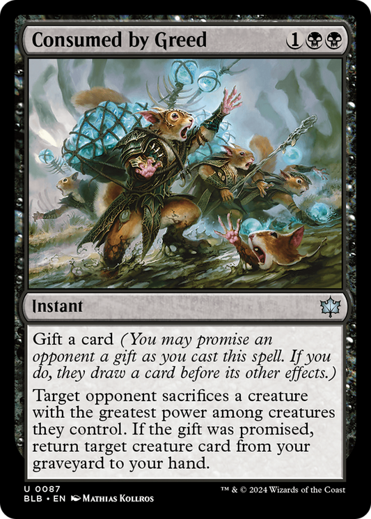 Consumed by Greed (BLB-087) (Foil)