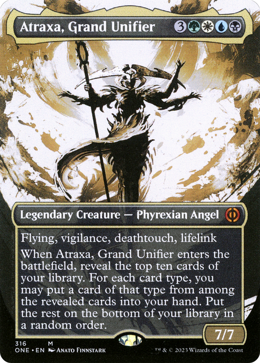 Atraxa, Grand Unifier (ONE-316) (Showcase) (Borderless) (Foil)