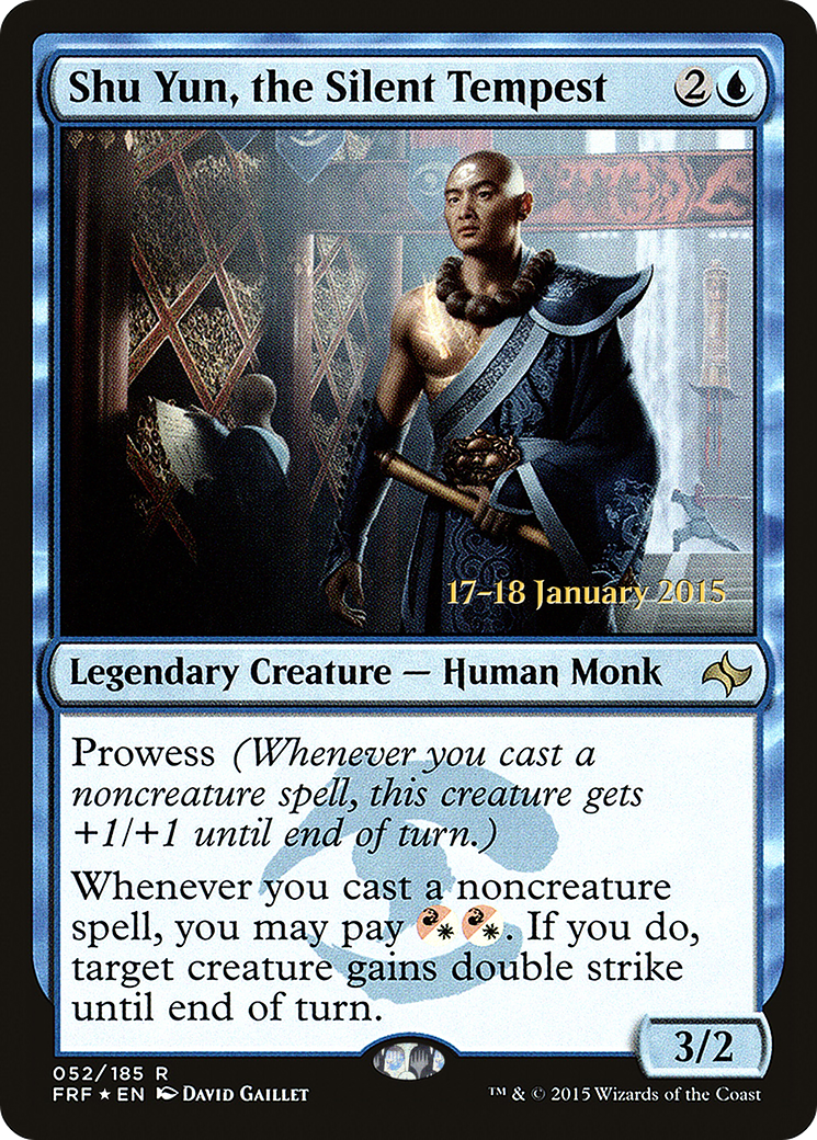 Shu Yun, the Silent Tempest (PRE-52S) (Foil)