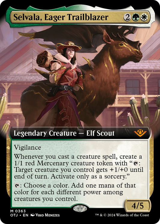 Selvala, Eager Trailblazer (OTJ-363) (Extended Art)