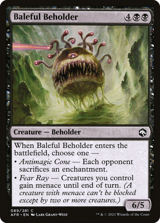 Baleful Beholder (AFR-089) (Foil)
