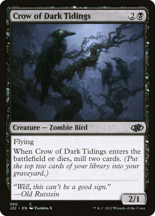 Crow of Dark Tidings (J22-390)