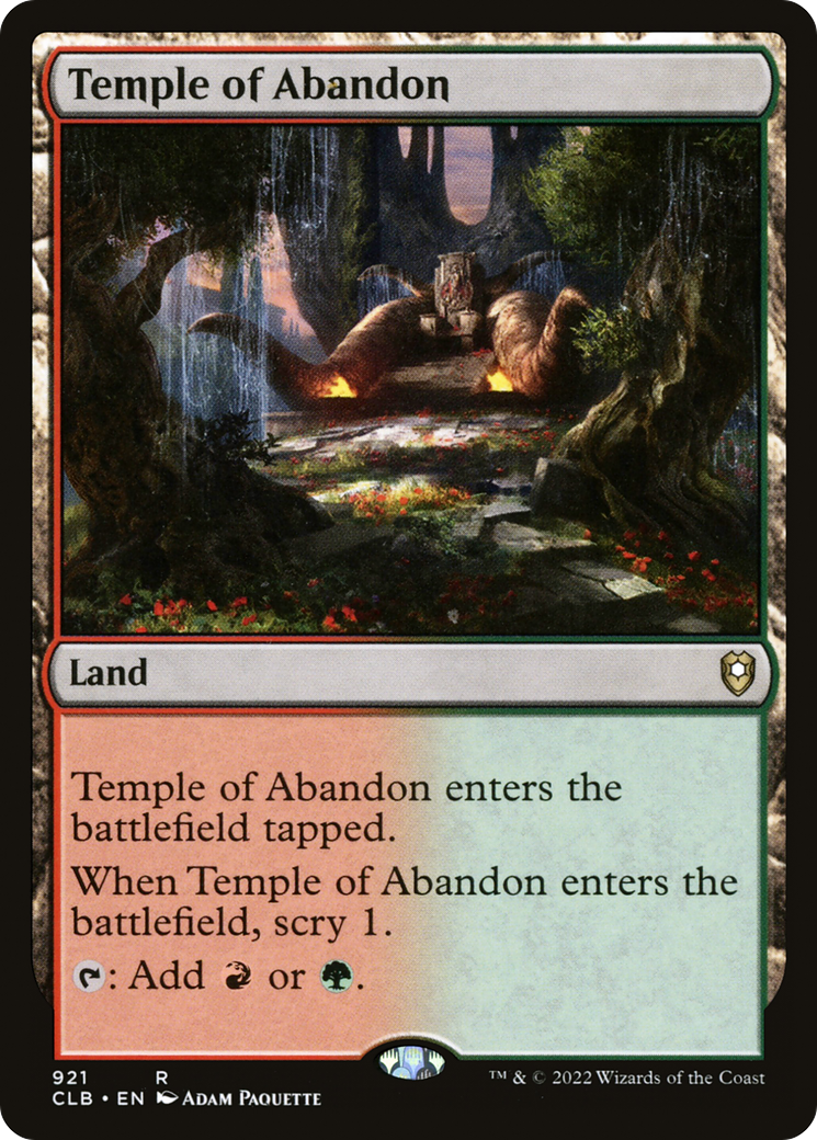 Temple of Abandon (CLB-921)