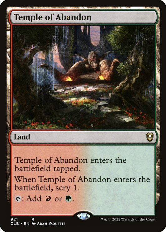 Temple of Abandon (CLB-921)