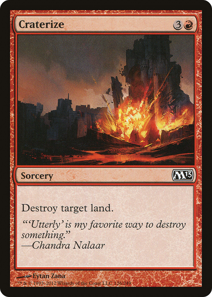 Craterize (M13-126) (Foil)