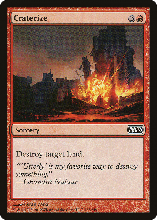 Craterize (M13-126) (Foil)