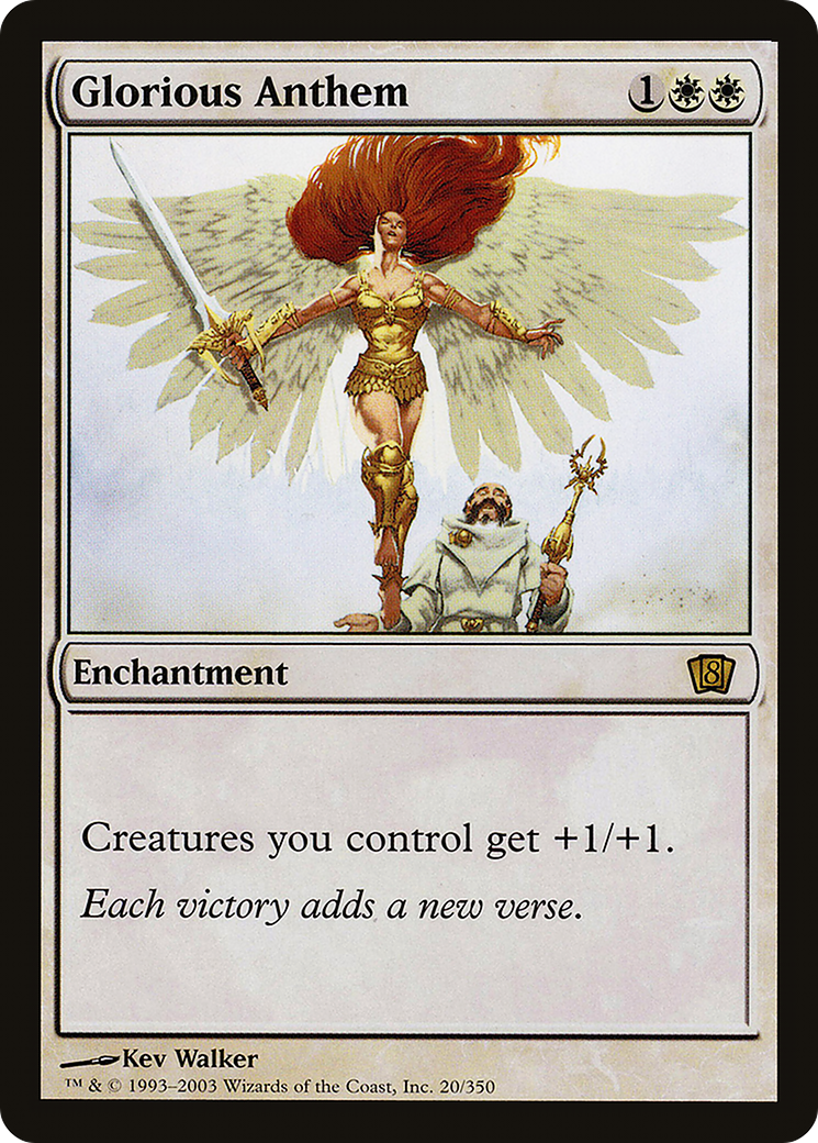 Glorious Anthem (8ED-20★) (Foil)