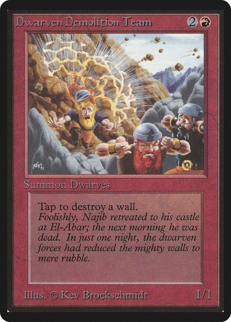 Dwarven Demolition Team (LEB-143)