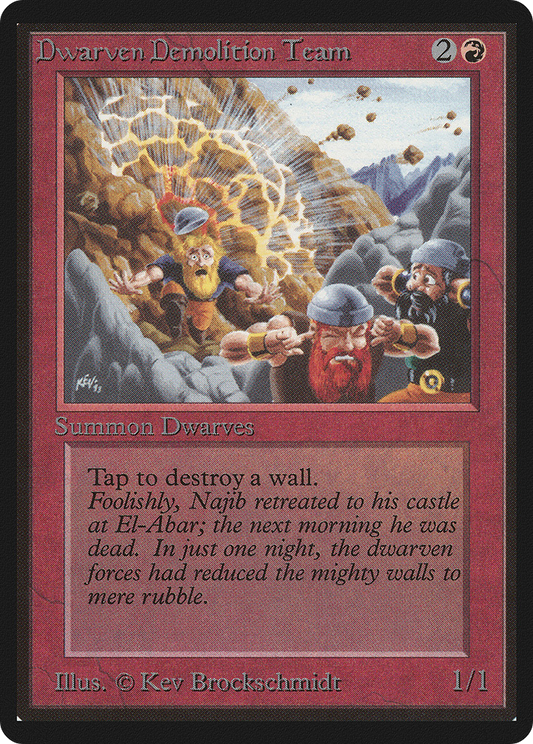 Dwarven Demolition Team (LEB-143)