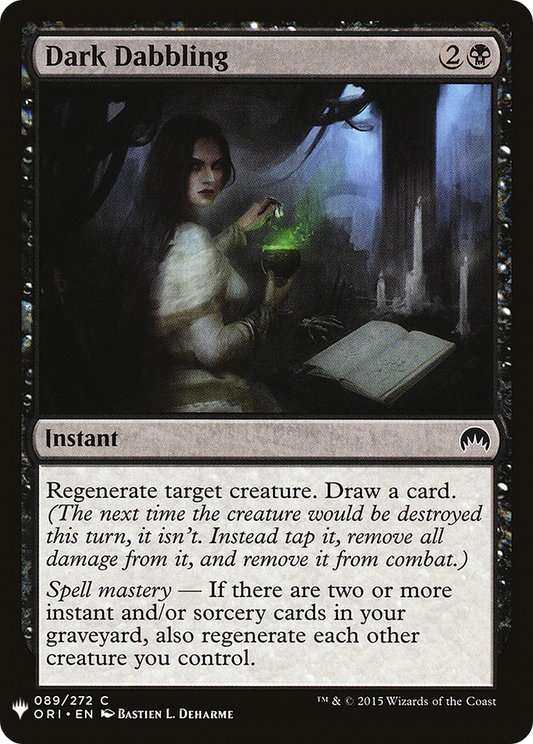 Dark Dabbling (LIST-ORI-89)