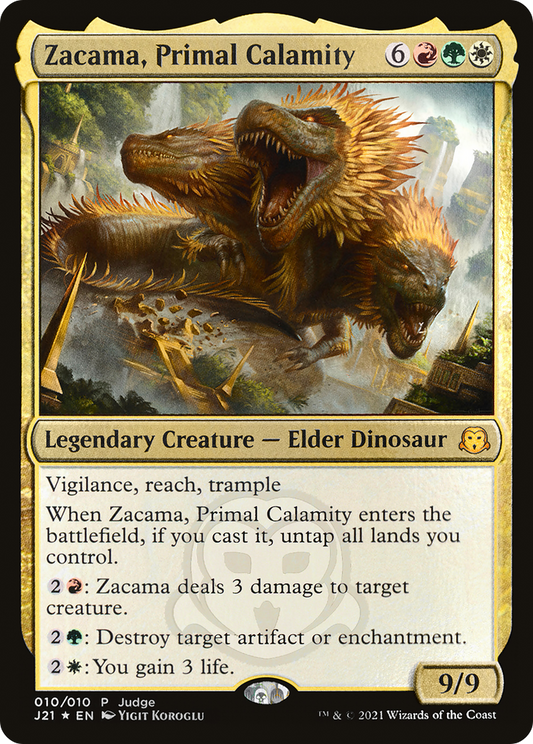 Zacama, Primal Calamity (JDG-010) (Foil)