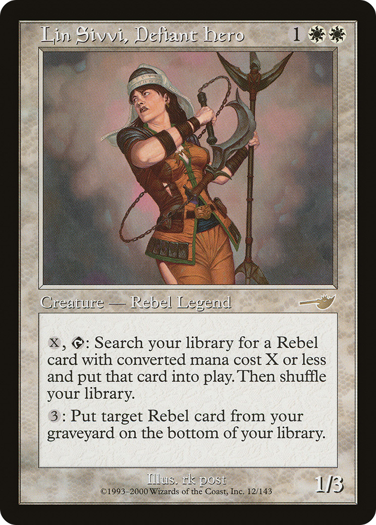 Lin Sivvi, Defiant Hero (NMS-012) (Foil)