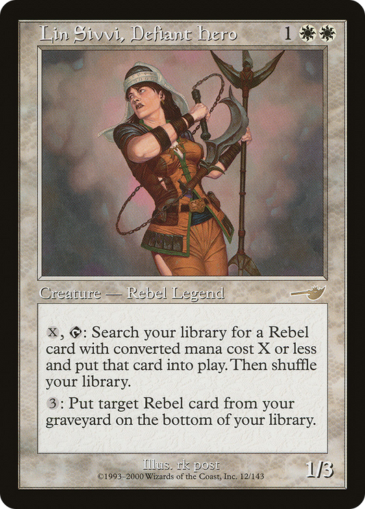 Lin Sivvi, Defiant Hero (NMS-012) (Foil)