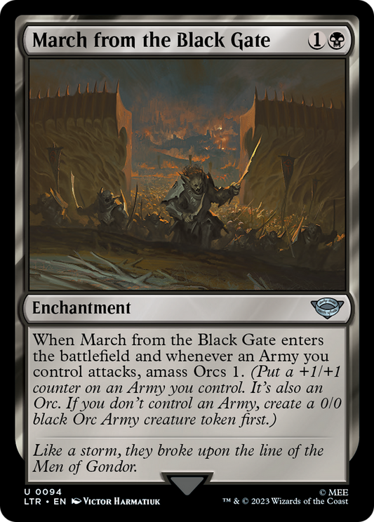 March from the Black Gate (LTR-094) (Foil)
