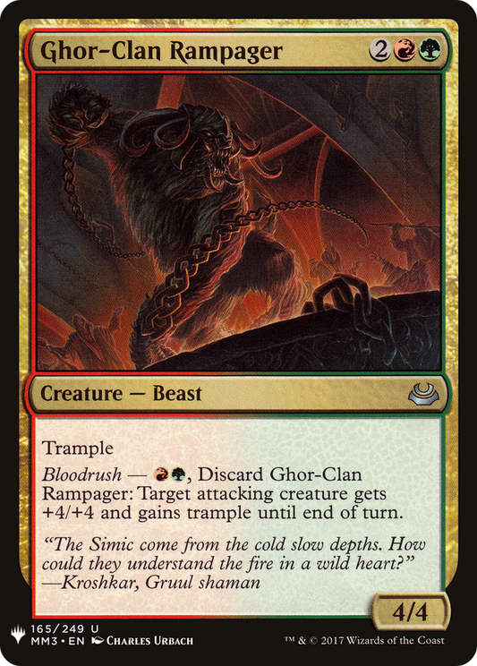 Ghor-Clan Rampager (LIST-MM3-165)