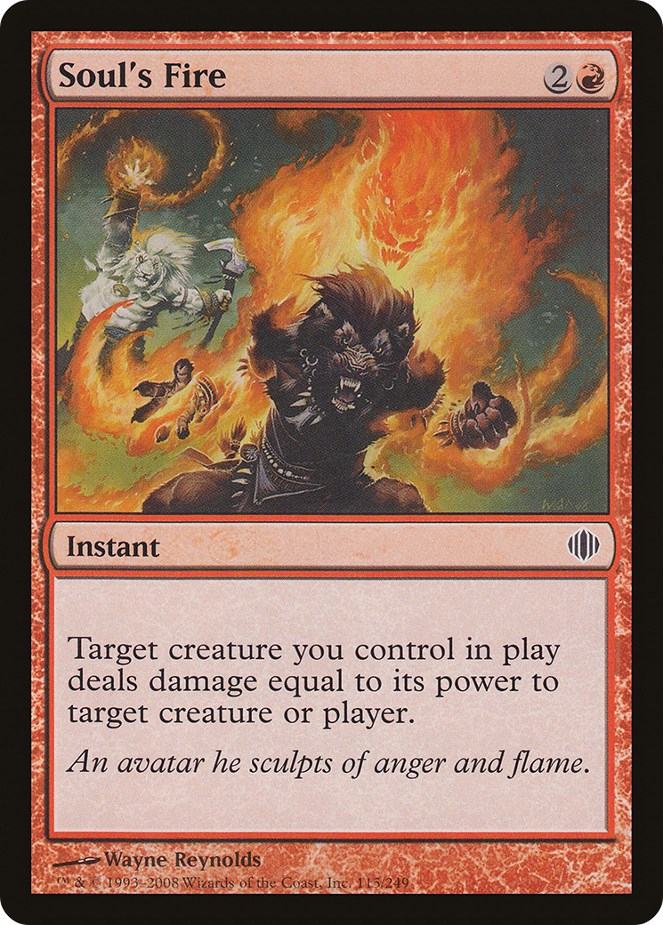Soul's Fire (ALA-115) (Foil)
