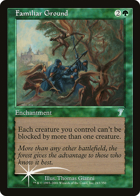 Familiar Ground (7ED-243★) (Foil)