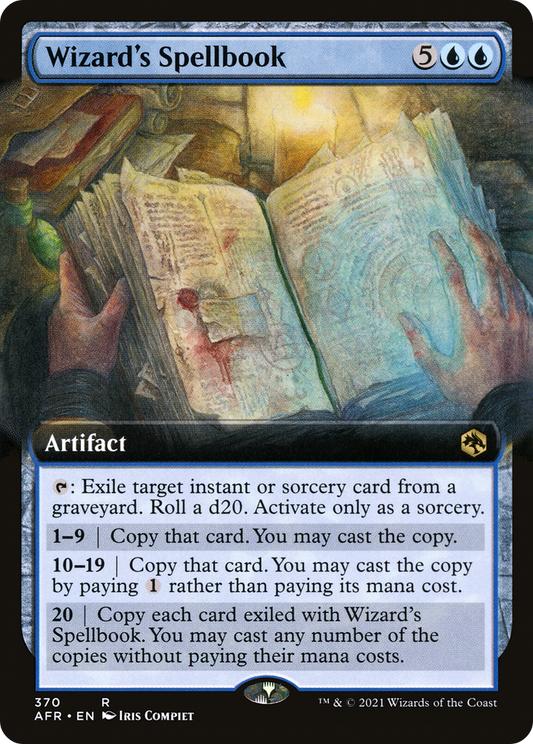 Wizard's Spellbook (AFR-370) (Extended Art)