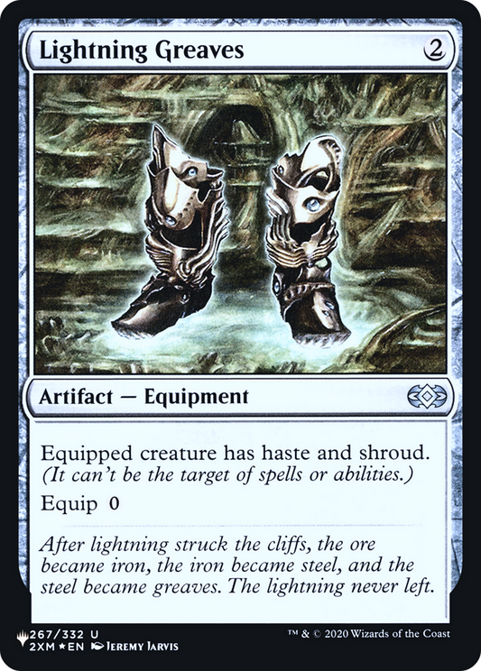 Lightning Greaves (LIST-2XM-267) (Foil)