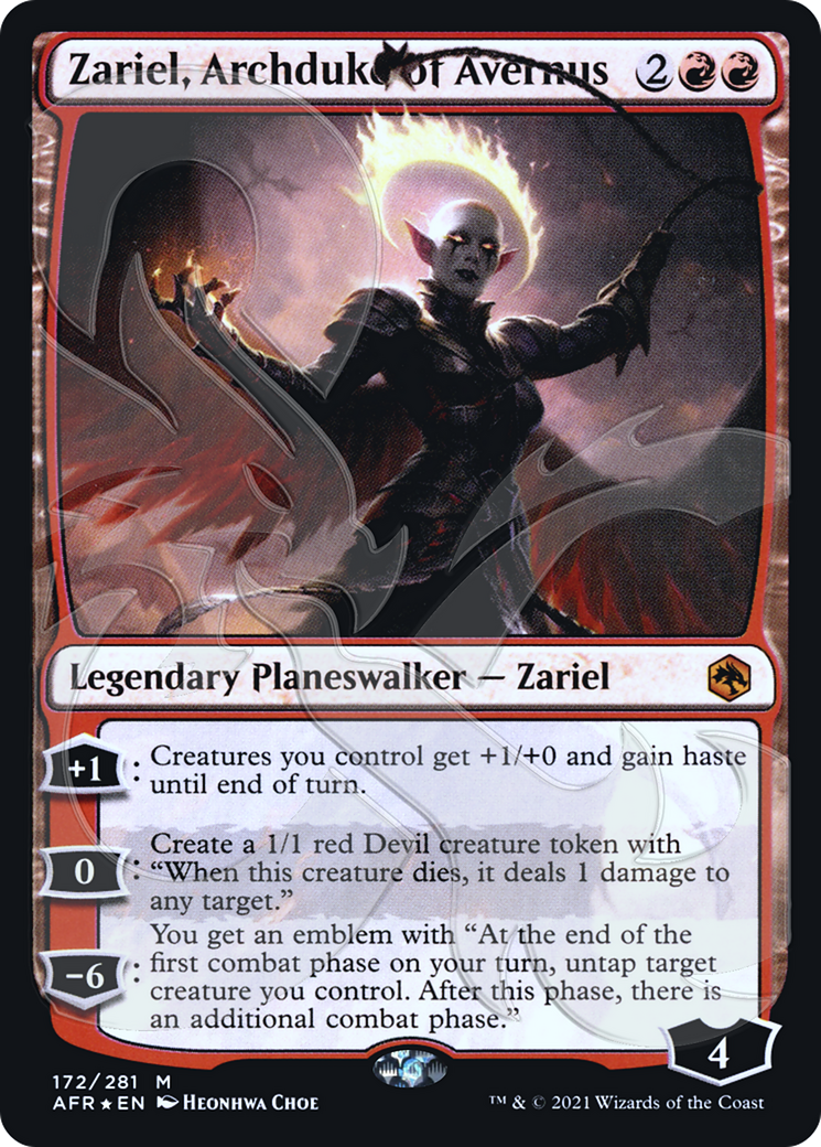 Zariel, Archduke of Avernus (AFR&-172A) (Foil)