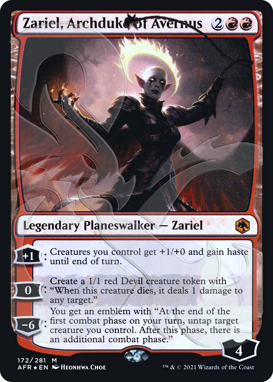 Zariel, Archduke of Avernus (AFR&-172A) (Foil)