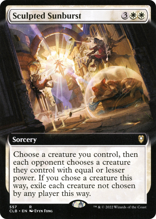 Sculpted Sunburst (CLB-557) (Extended Art) (Foil)