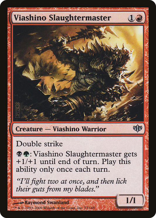 Viashino Slaughtermaster (CON-073) (Foil)
