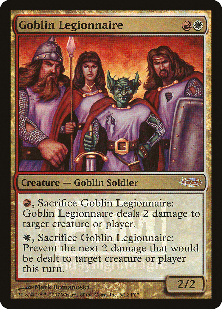 Goblin Legionnaire (FNM-006) (Foil)