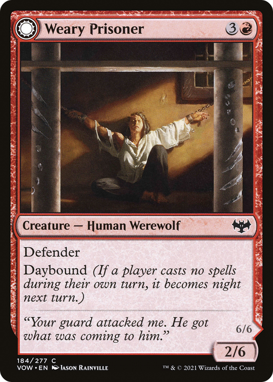 Weary Prisoner // Wrathful Jailbreaker (VOW-184)