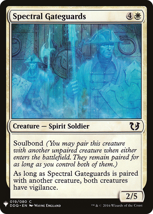 Spectral Gateguards (LIST-DDQ-19)