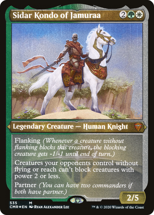 Sidar Kondo of Jamuraa (CMR-535) (Etched Foil)