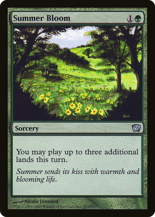 Summer Bloom (9ED-273★) (Foil)