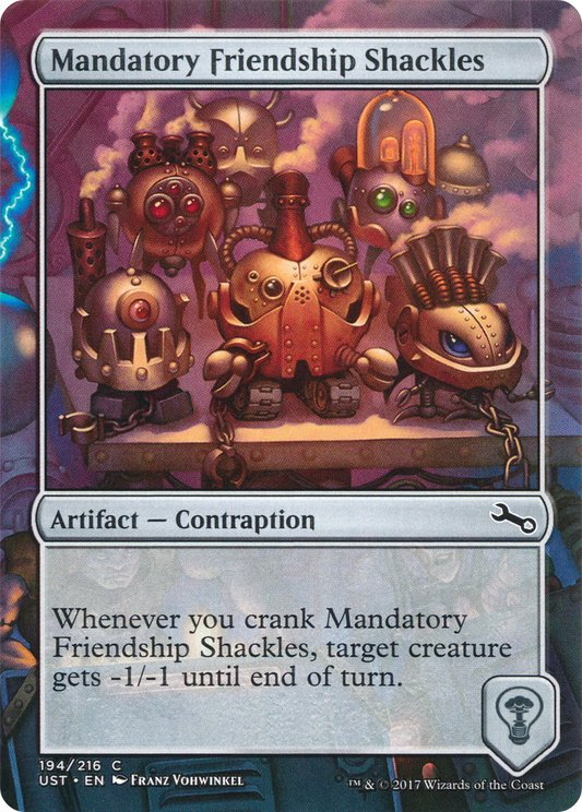 Mandatory Friendship Shackles (UST-194) (Borderless) (Foil)