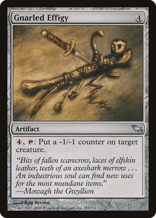 Gnarled Effigy (SHM-251) (Foil)